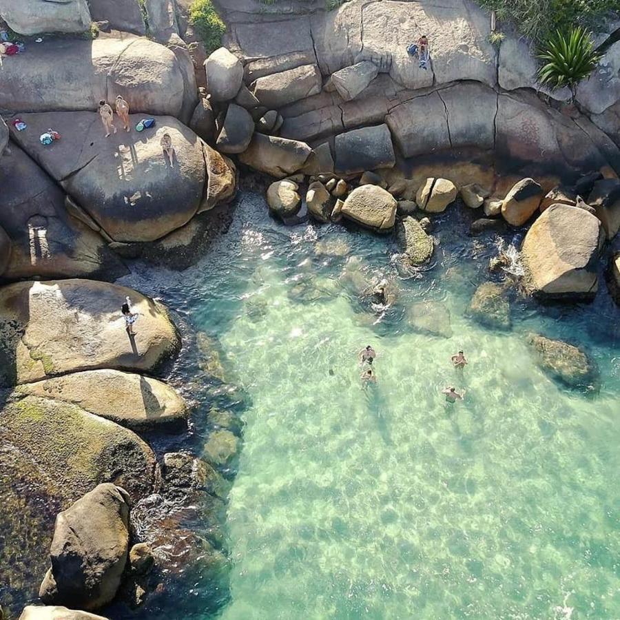 فيلا Casa De Temporada No Sul Da Ilha Com Piscina Florianópolis المظهر الخارجي الصورة
